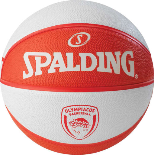 SPALDING ΜΠΑΛΑ BASKET OLYMPIAKOS EUROLEAGUE ΚΟΚΚΙΝΟ