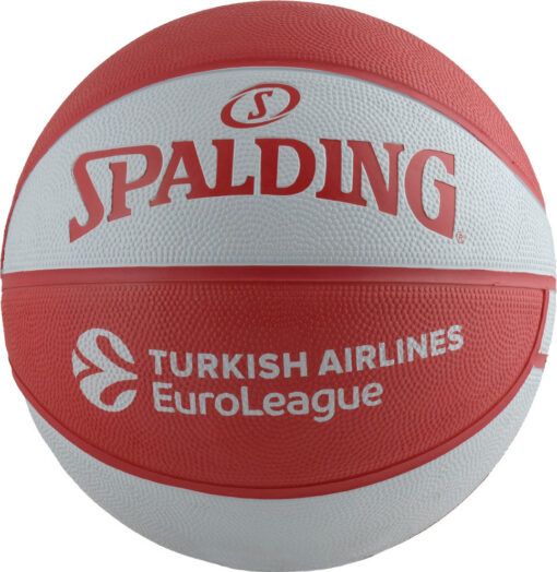 SPALDING ΜΠΑΛΑ BASKET OLYMPIAKOS EUROLEAGUE ΚΟΚΚΙΝΟ - Image 3