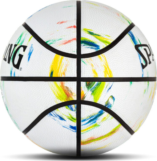 SPALDING ΜΠΑΛΑ Basketball Marble Series Rainbow Rubber ΠΟΛΥΧΡΩΜΟ - Image 3