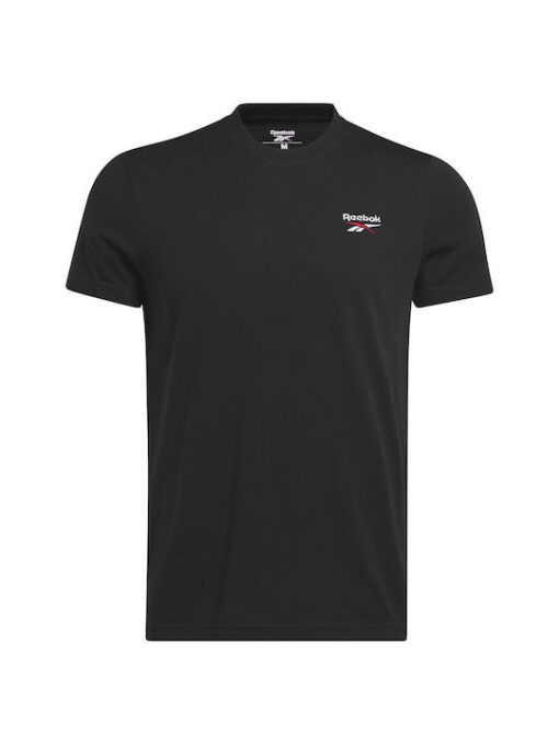 REEBOK T-SHIRT ΑΝΔΡΑΣ IDENTITY SMALL LOGO ΜΑΥΡΟ