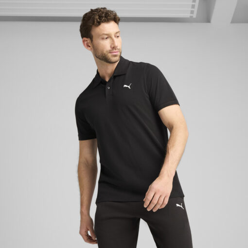 PUMA ΜΠΛΟΥΖΑΚΙ ΠΟΛΟ ΑΝΔΡΑΣ ESS Pique Polo ΜΑΥΡΟ - Image 3