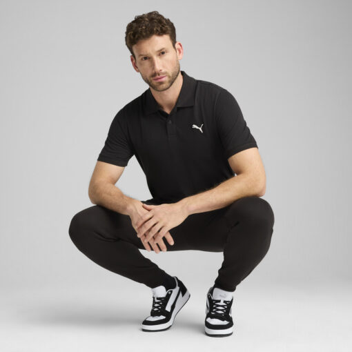 PUMA ΜΠΛΟΥΖΑΚΙ ΠΟΛΟ ΑΝΔΡΑΣ ESS Pique Polo ΜΑΥΡΟ - Image 5