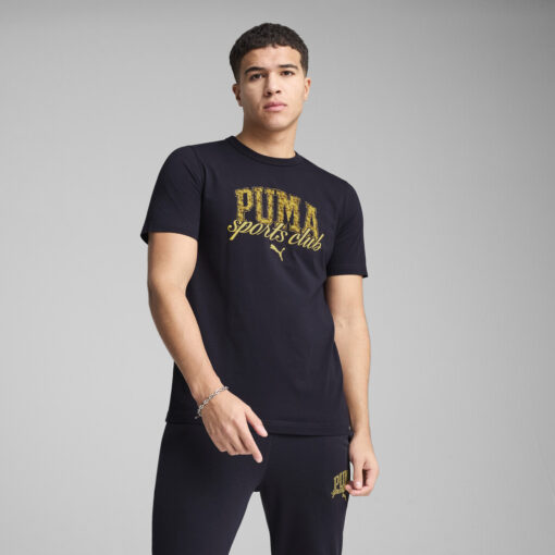 PUMA T-SHIRT CLASS Graphic Tee ΑΝΔΡΙΚΟ ΜΠΛΕ - Image 3